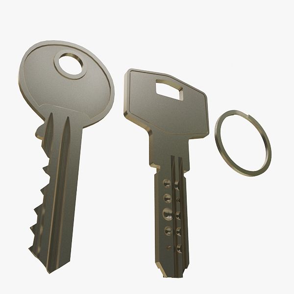 Keys royalty-free 3d model - Preview no. 7