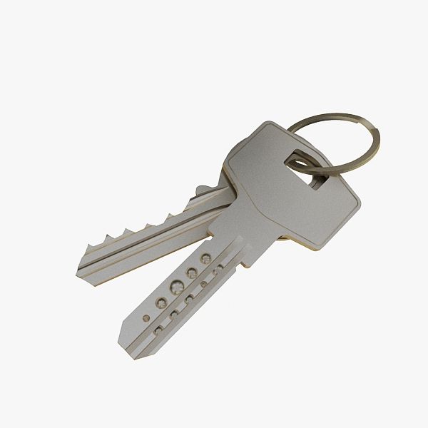 Keys royalty-free 3d model - Preview no. 3