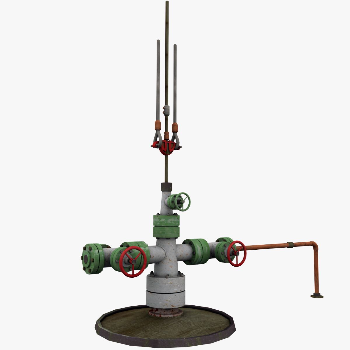 Oilfield Wellhead 3d model