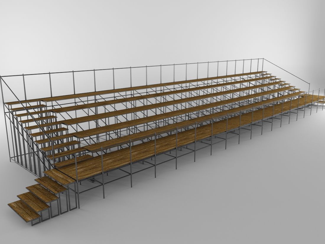 Tribünen 3d model