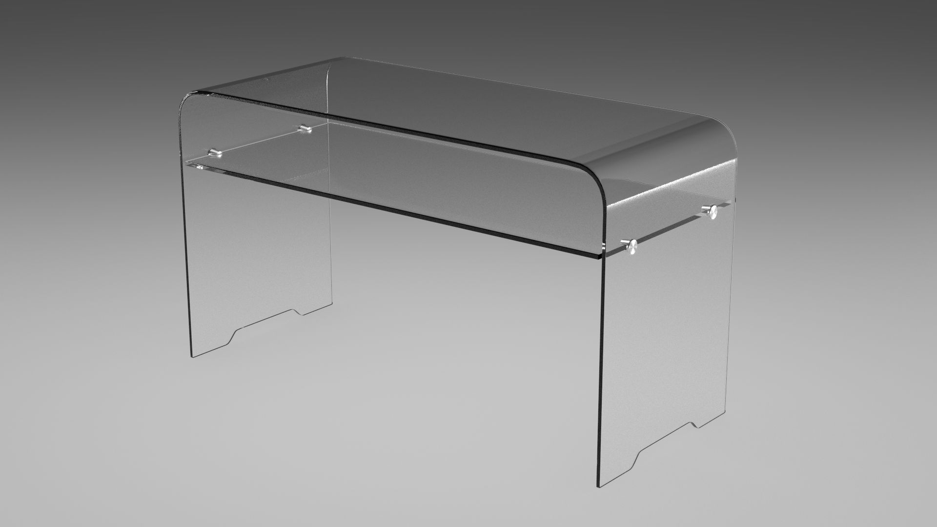 Glas tisch 3d model