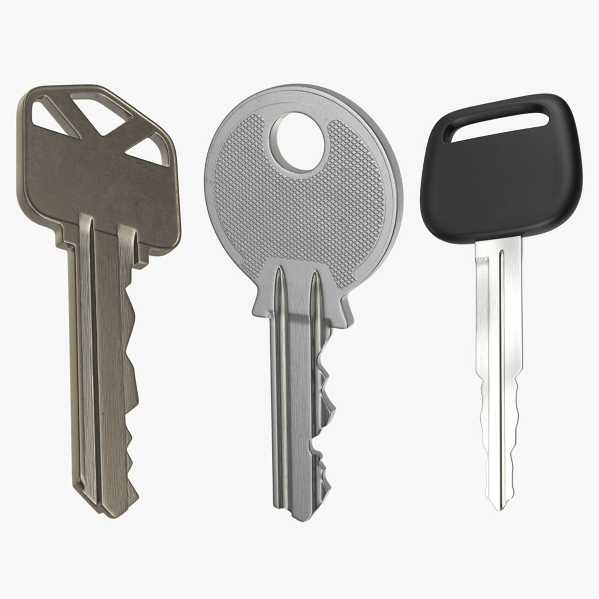 House and Car Keys 3d model