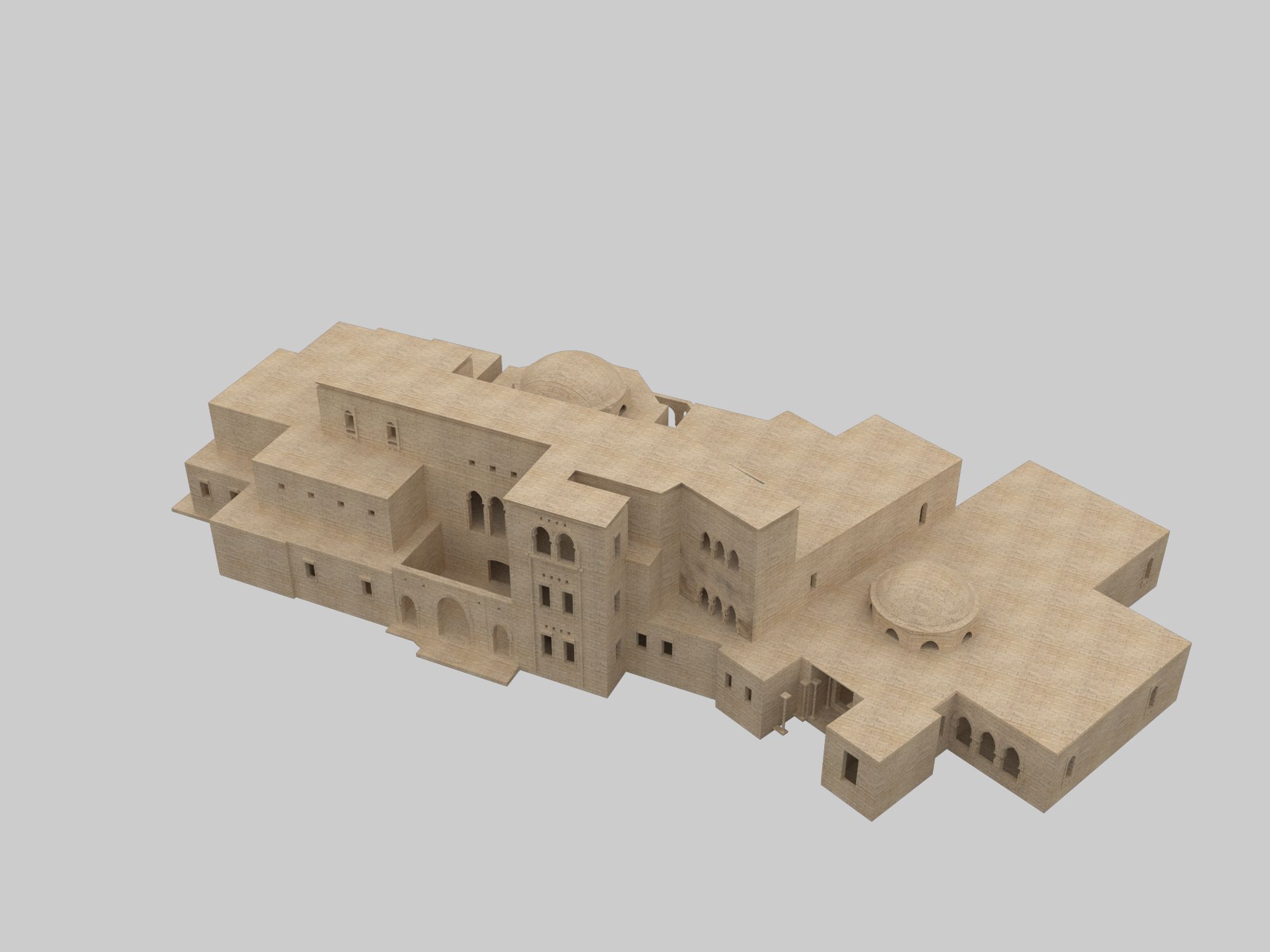 Arab house/ villa 3d model