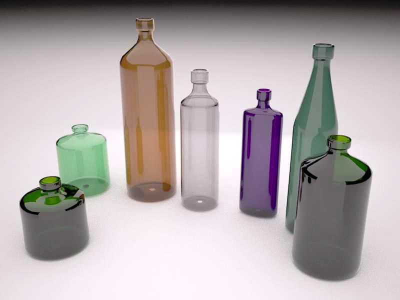 Flasche 3d model