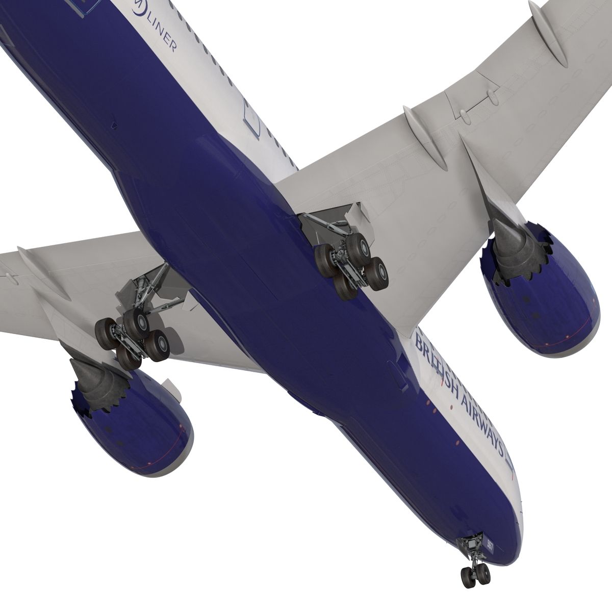 Boeing 787-3 British Airways Modelo 3D Modelo 3D $129 - .max .3ds .c4d ...