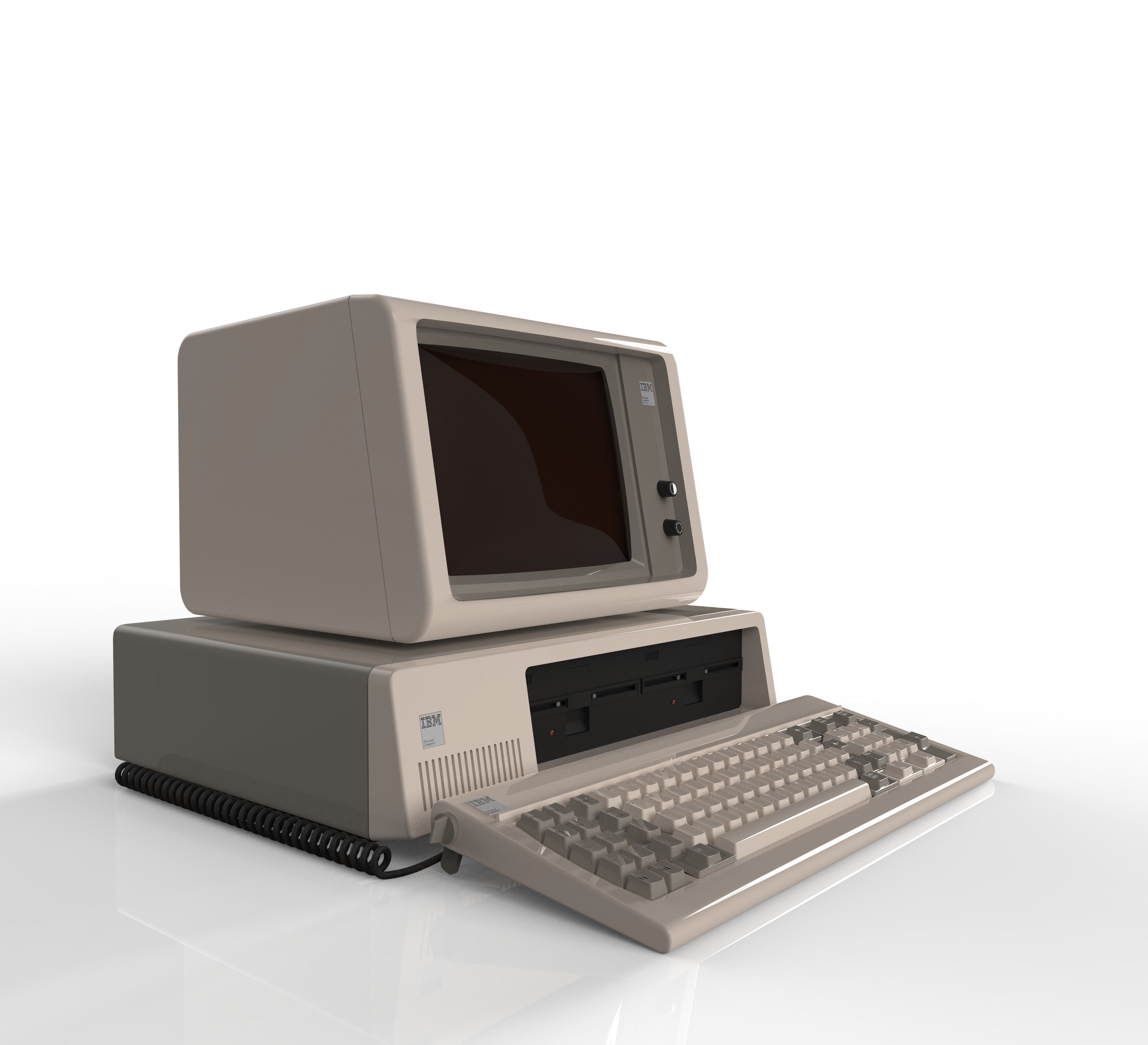 IBM Personal Computer 3d model