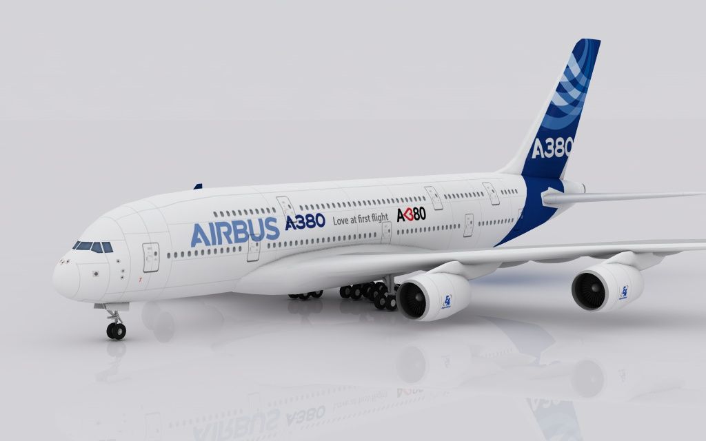 Airbus A380 3d model