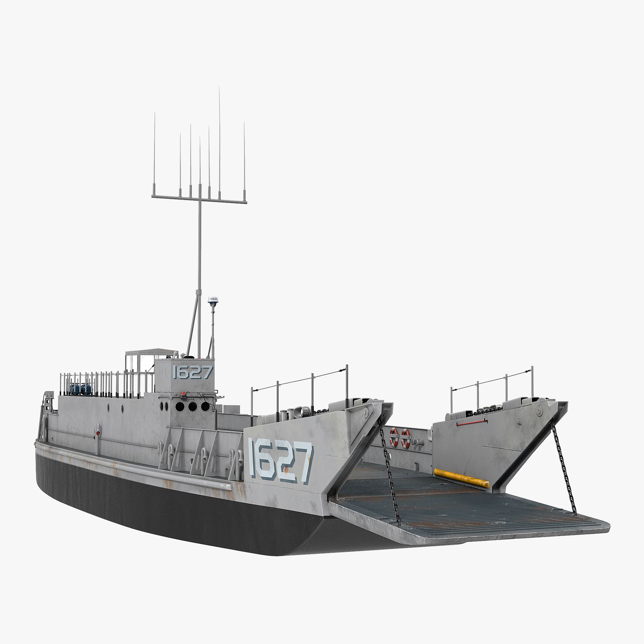 Landing Craft Utility Klasse 1627 3d model