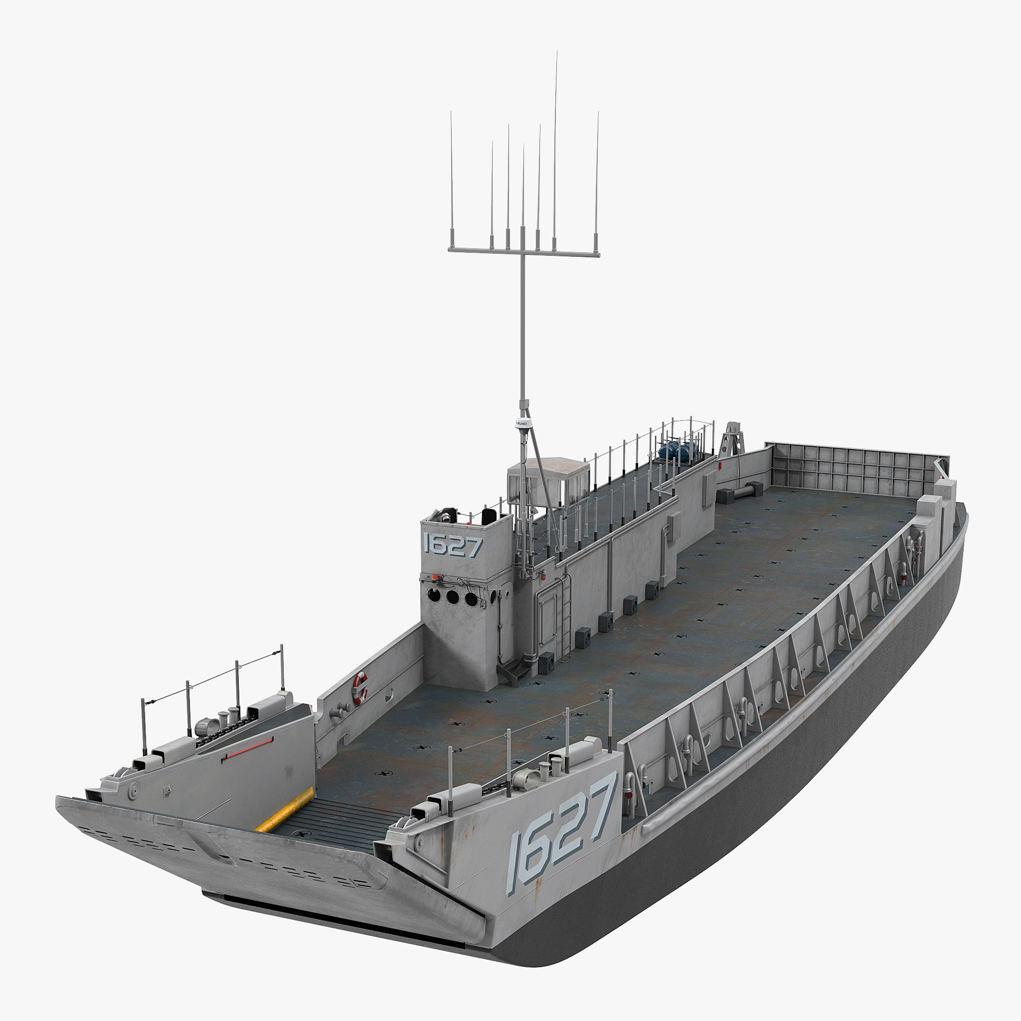 Landing Craft Utility Klasse 1627 2 3d model