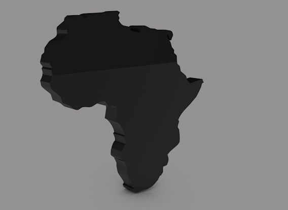 Africa 3D 3d model