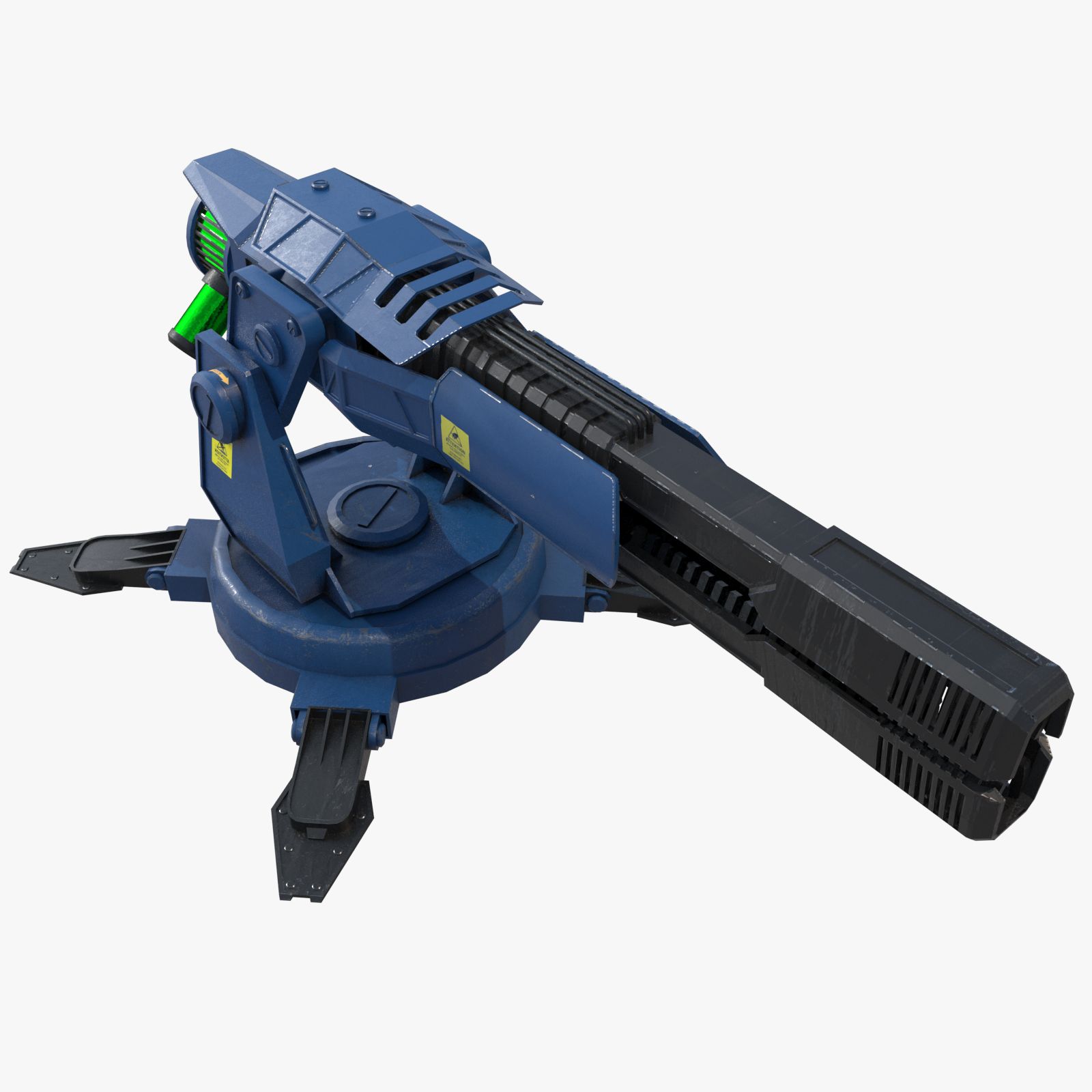 Turret Railgun 3d model