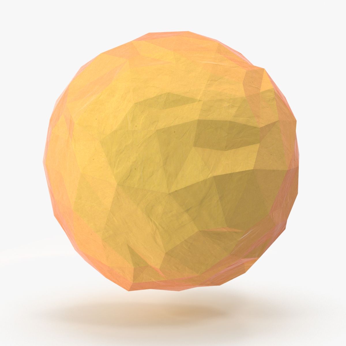 Low Poly Sun 03 3d model