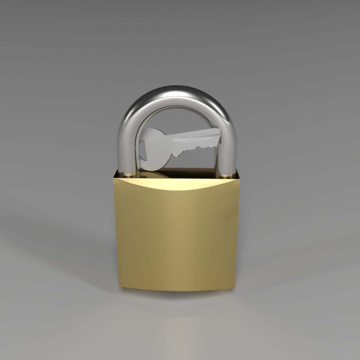 Lock and Key 3d model