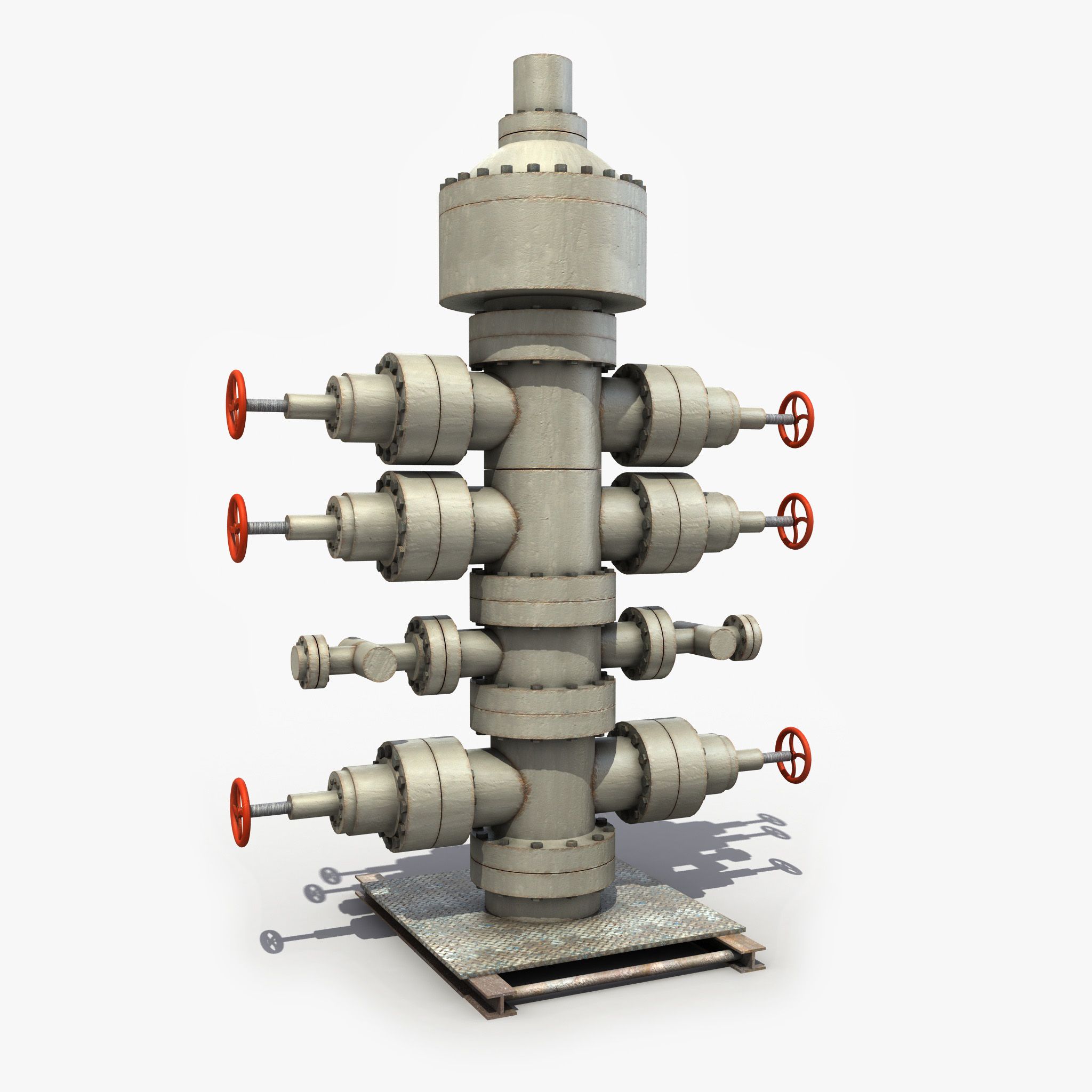 Oilfield Wellhead 5 3d model