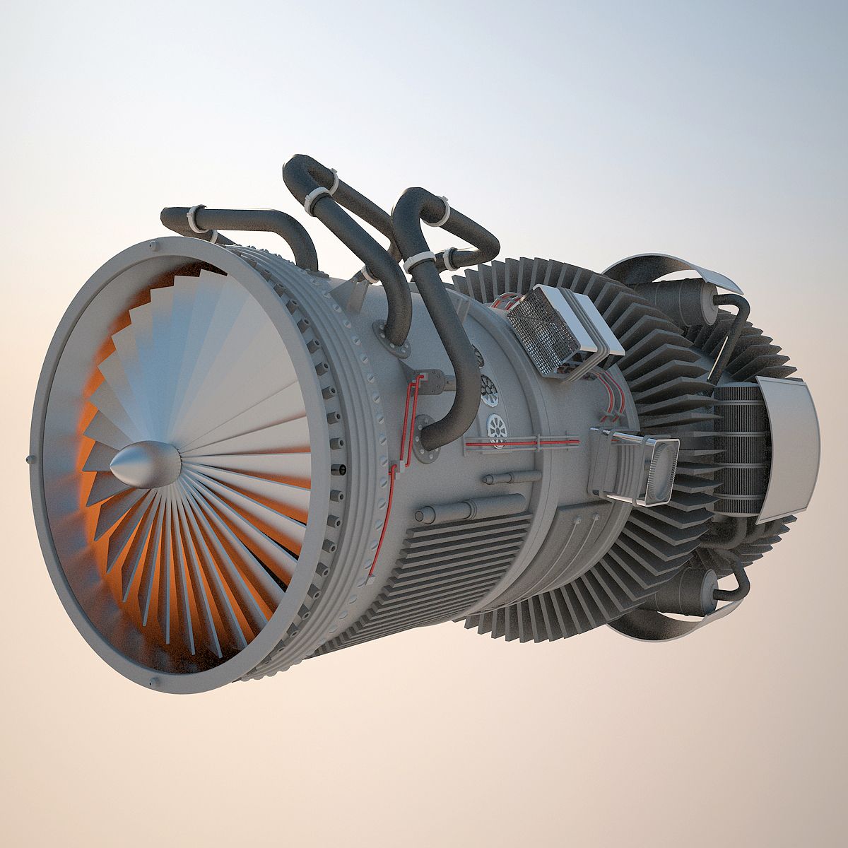 Jet Engine 3d model