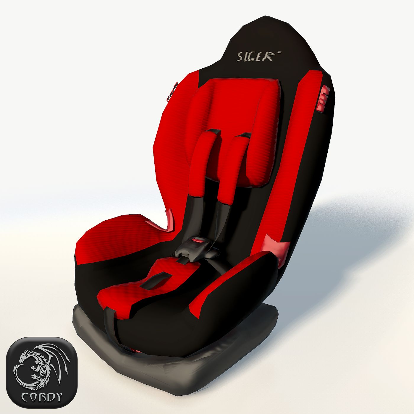 Baby Autositz 3d model