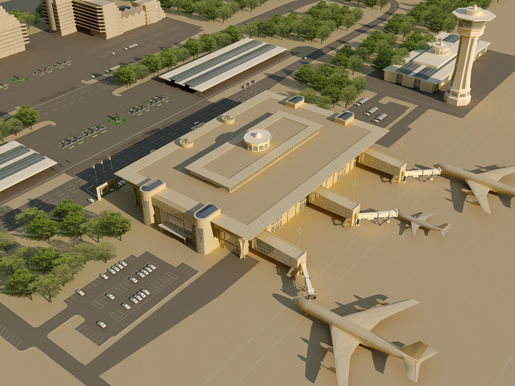 Airport(1) 3d model