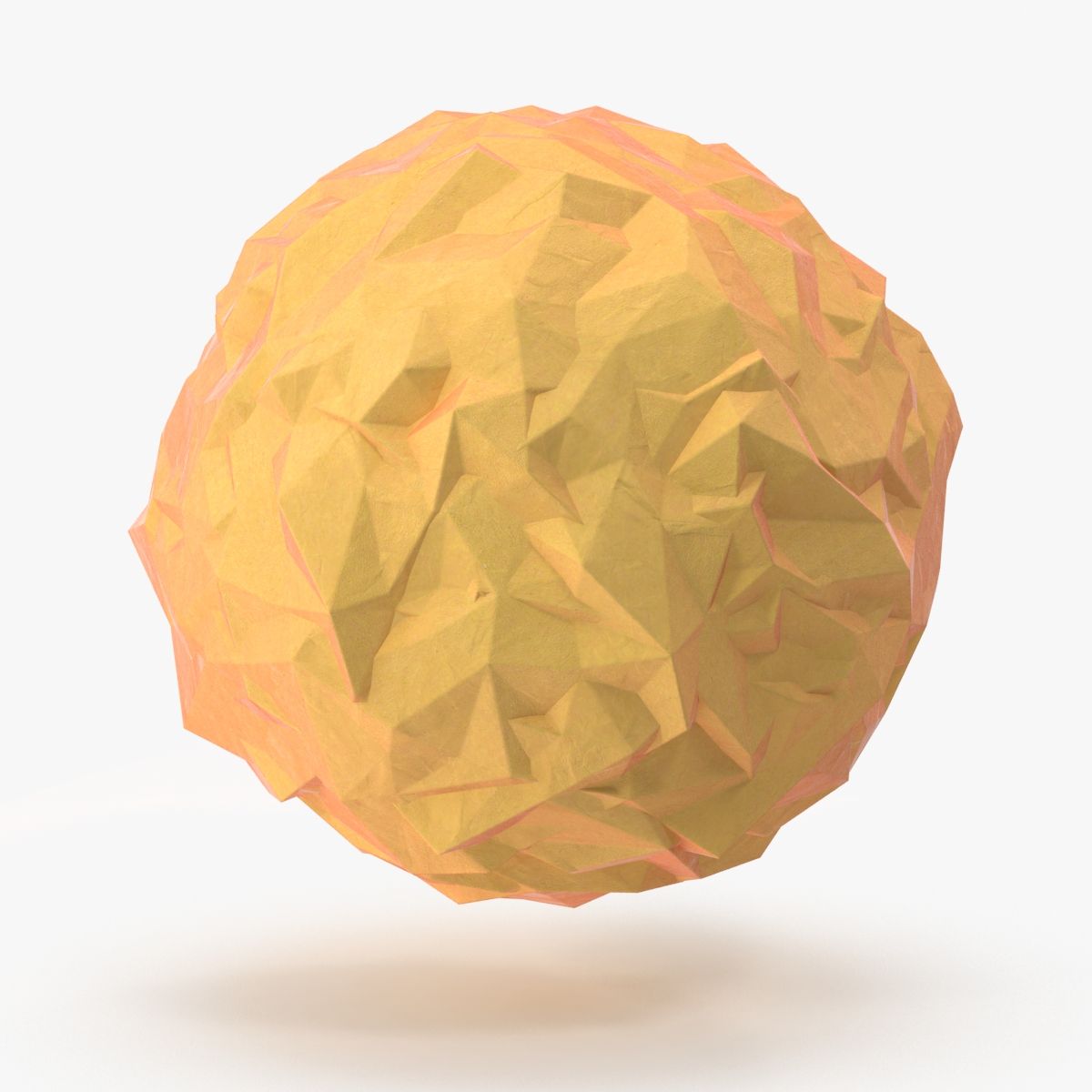 Low Poly Sun 01 3d model