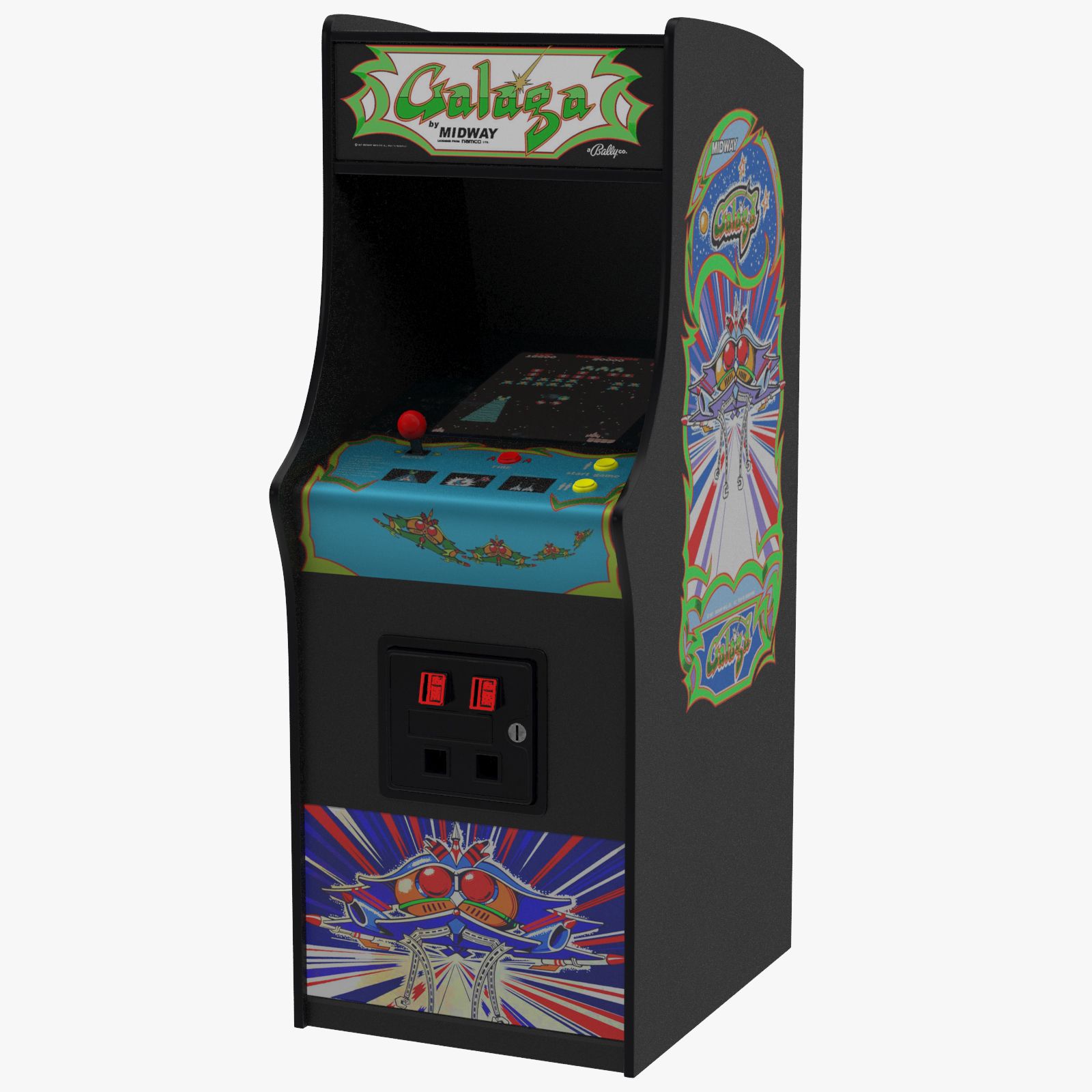 Arcade-Spiel 3d model