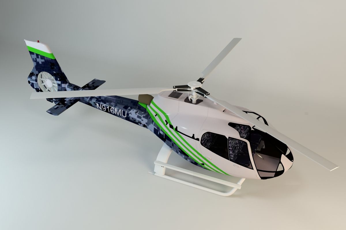 Helicopter 3d model