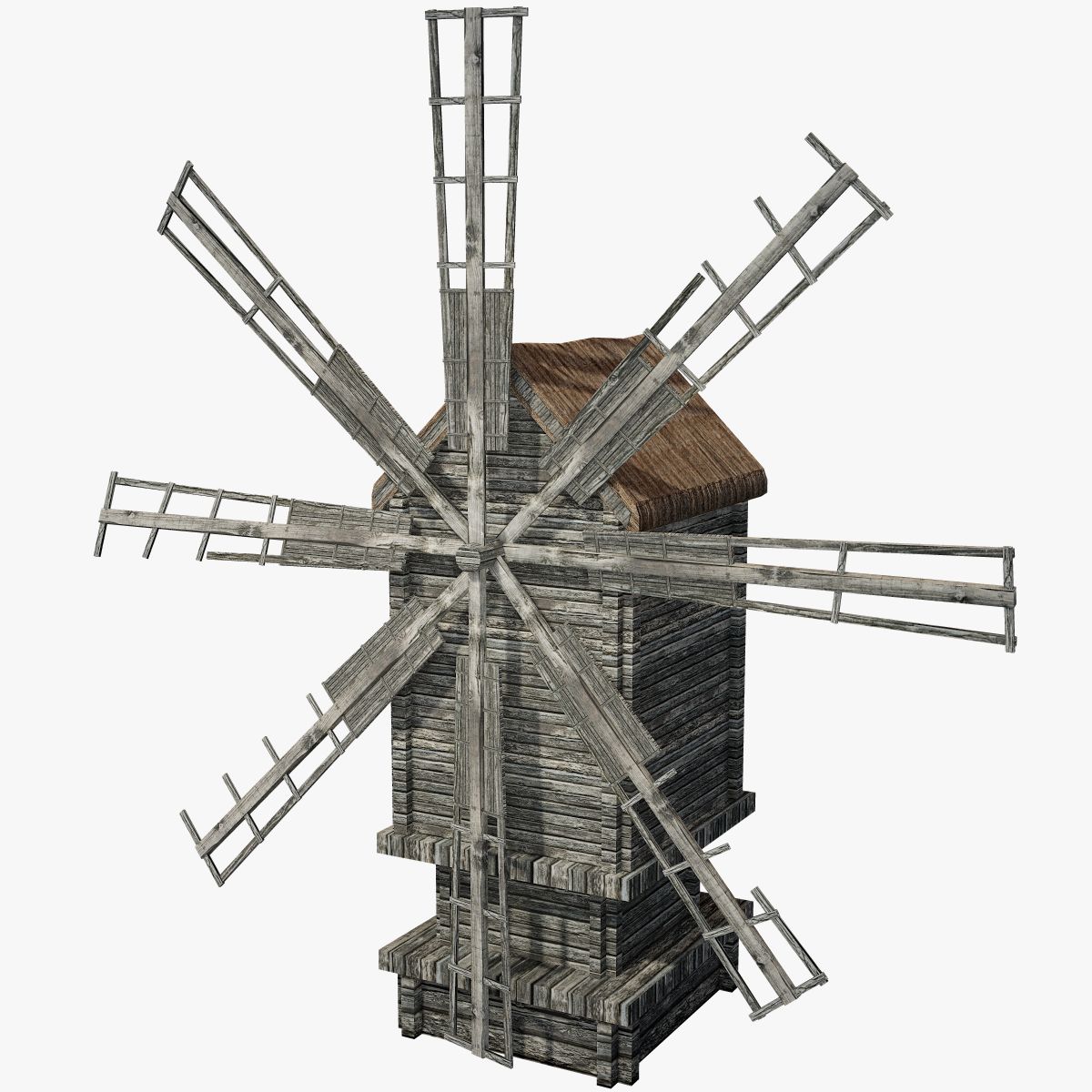 Moulin à vent 3d model