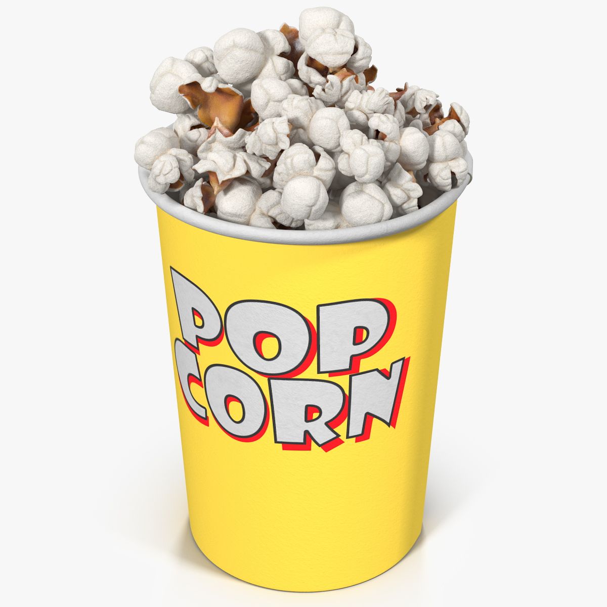 Popcornbecher 7 3d model