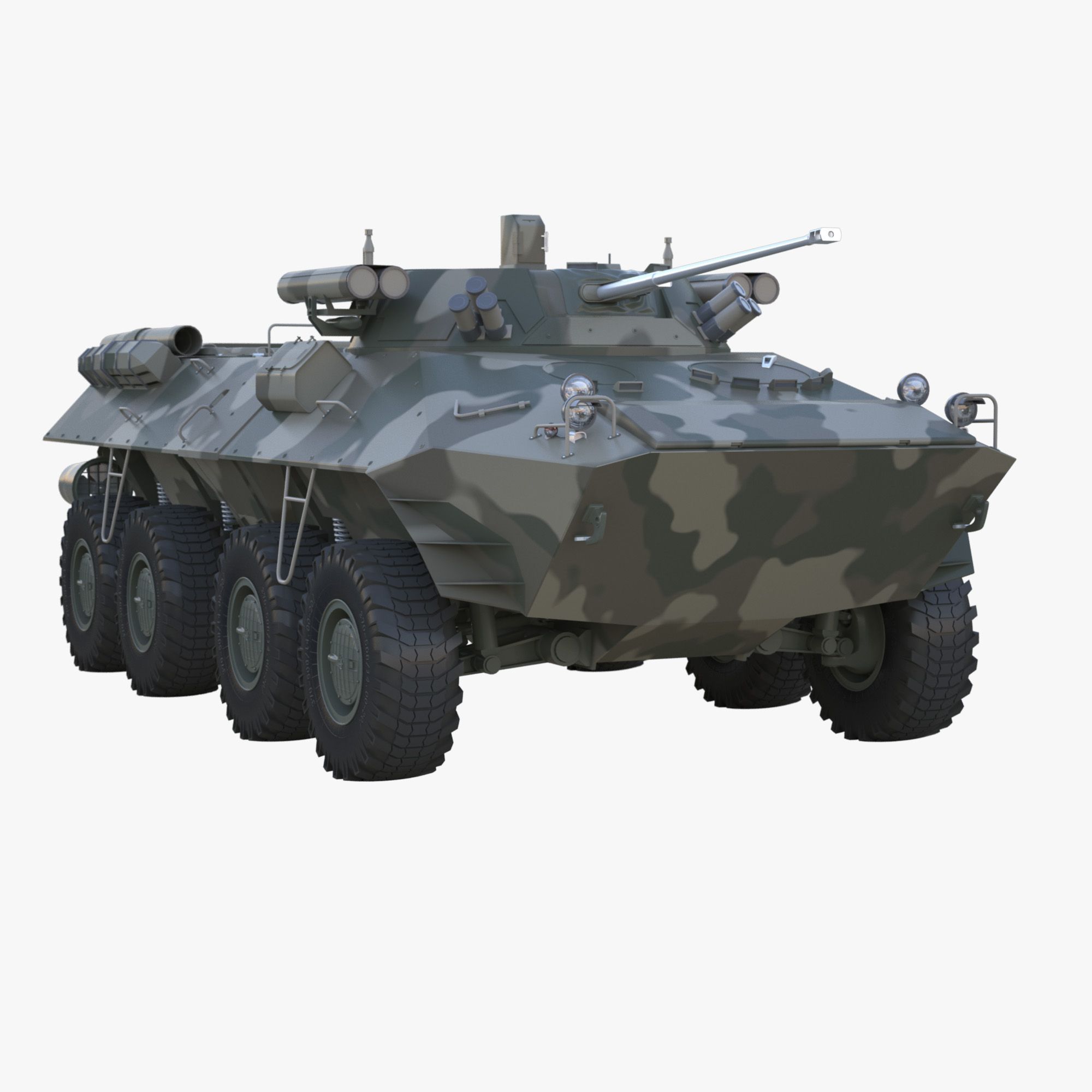 Transporter opancerzony BTR 90 3d model