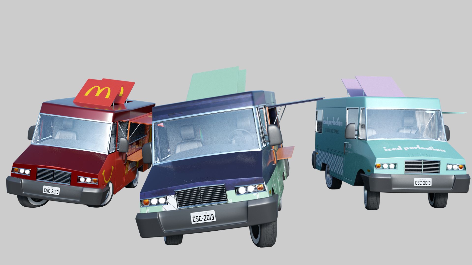 Food Truck 3d model