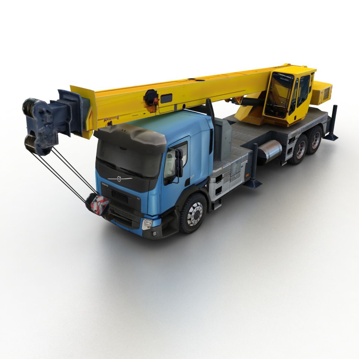 Volvo FE Crane 2013 3d model