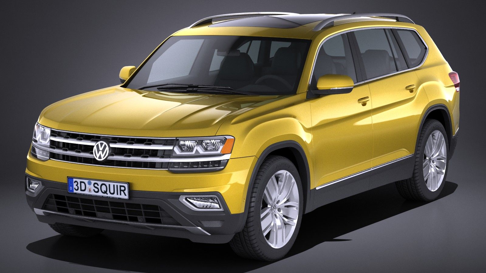 Volkswagen Atlas 2018 3d model