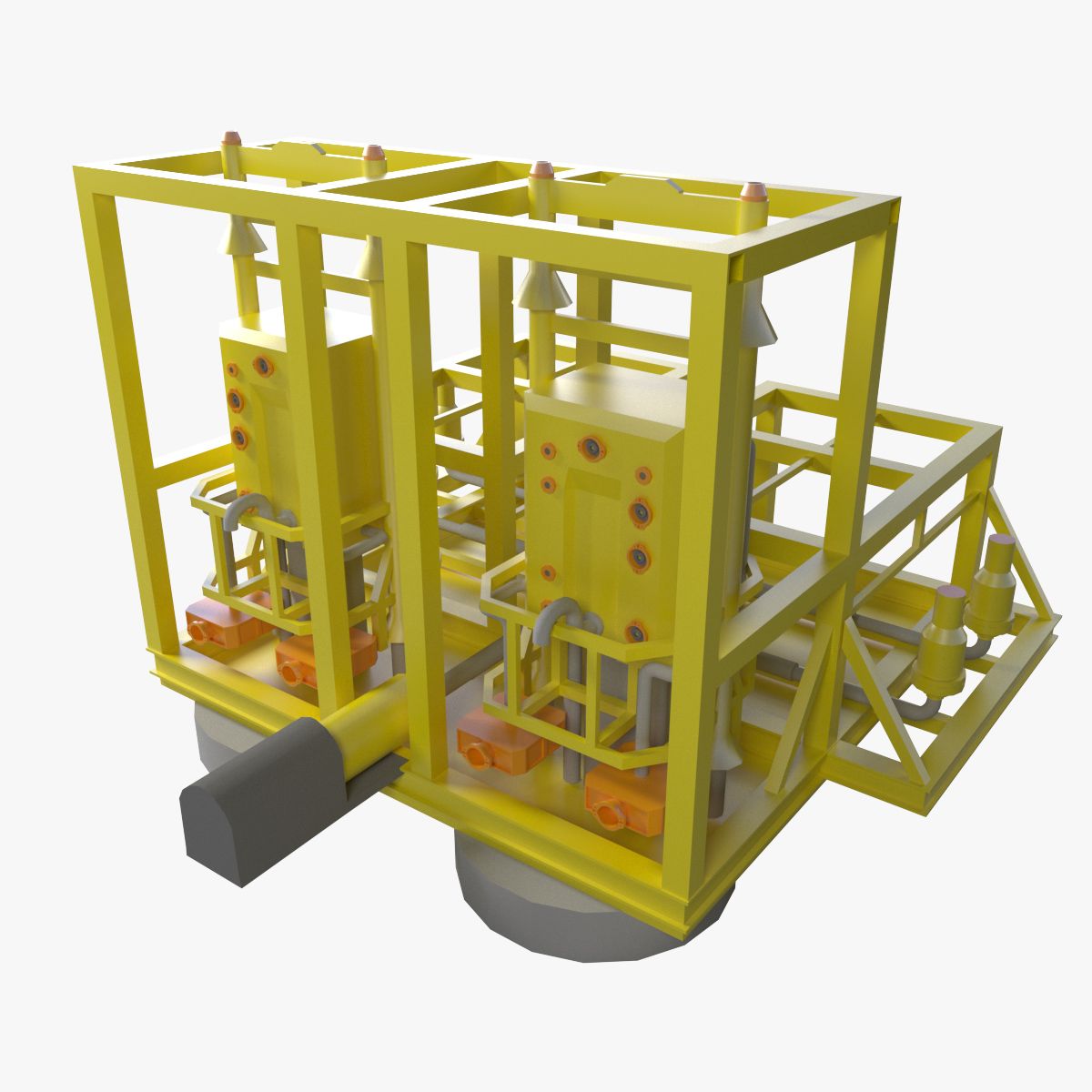 Subsea Booster Station 3d model