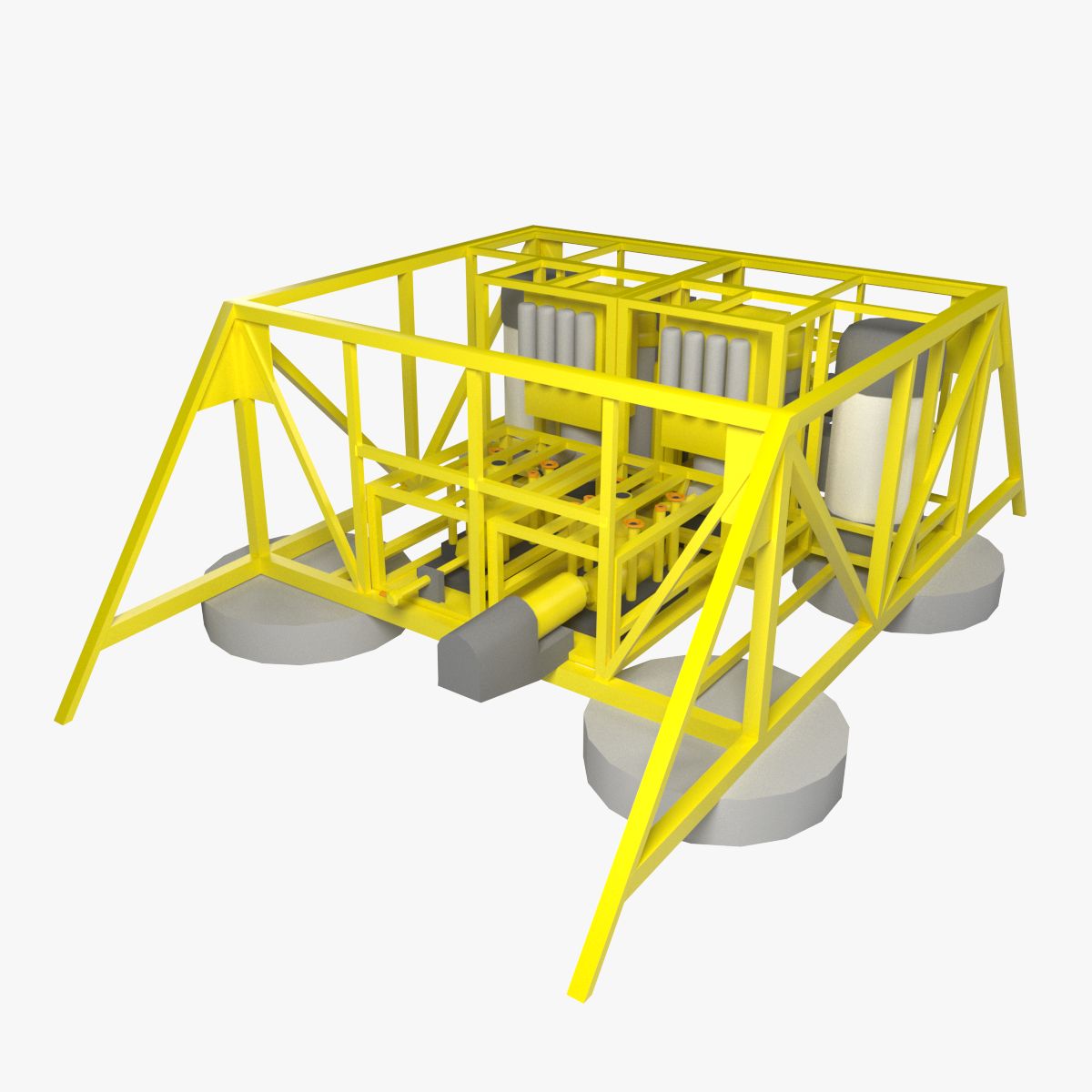 Subsea Compression Station 3d model