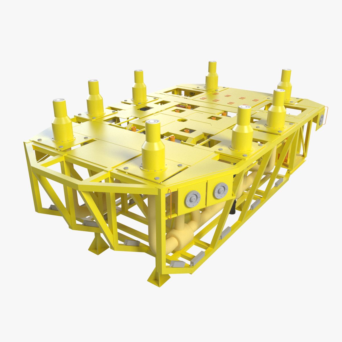 Subsea Template Manifold 3d model