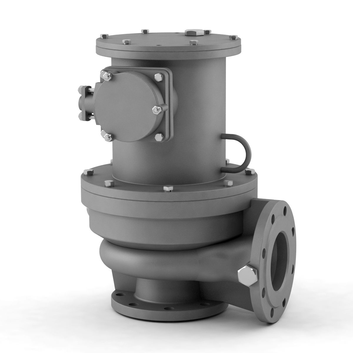 Centrifugal oil pump 3d model