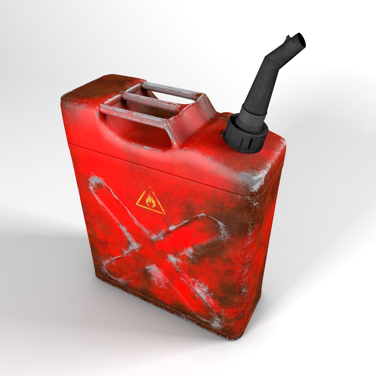 Gas kann alt 3d model