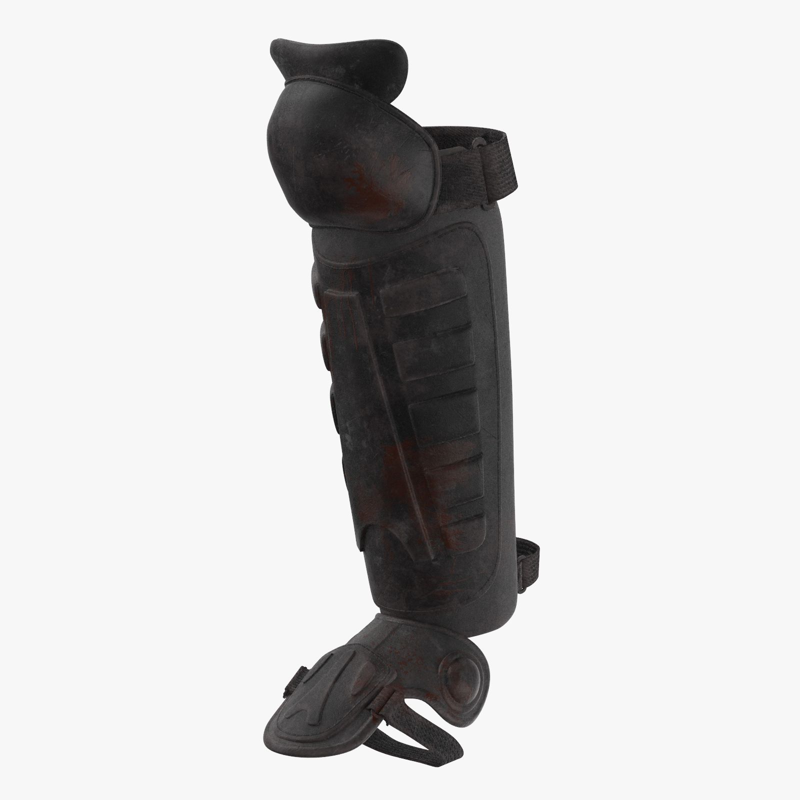 Bloody Police Riot Gear - Beinschutz getragen 3d model