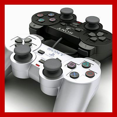 PS2-Controller - Dualshock 2 3d model