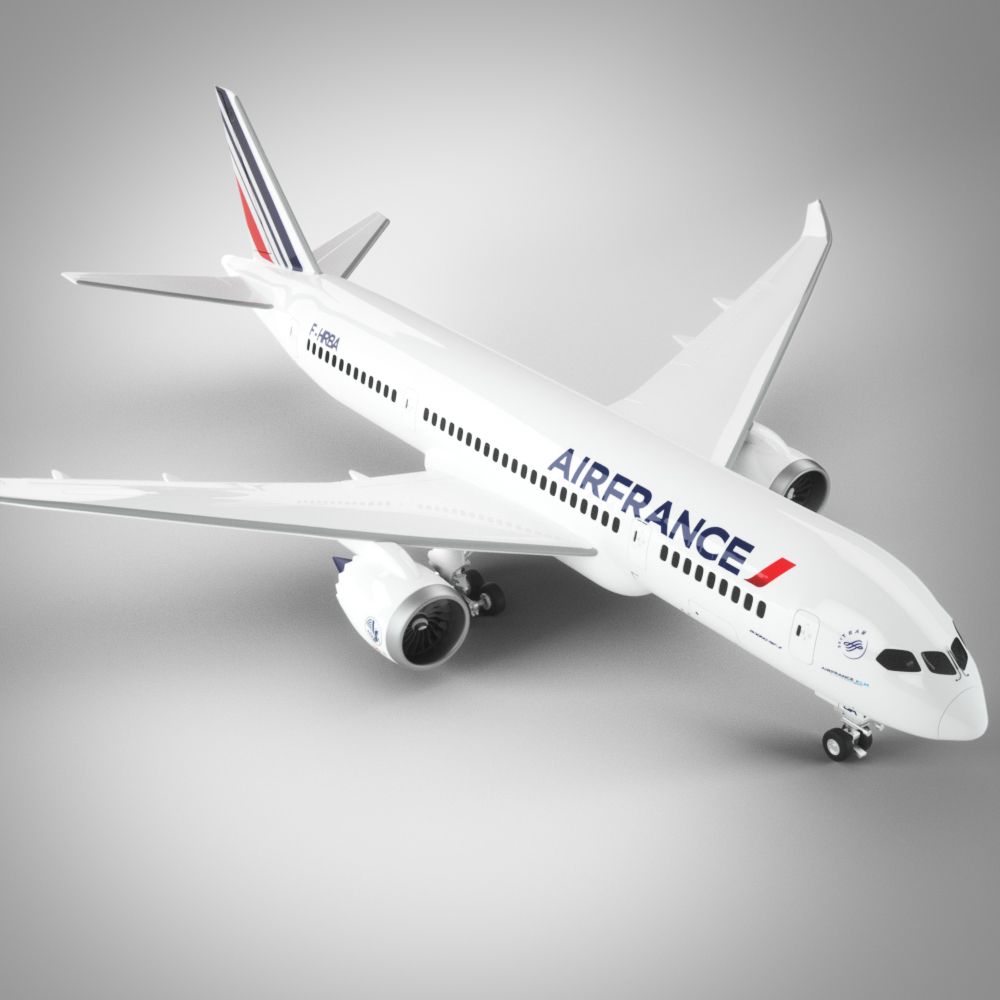 Boeing 787 Air France 3d model