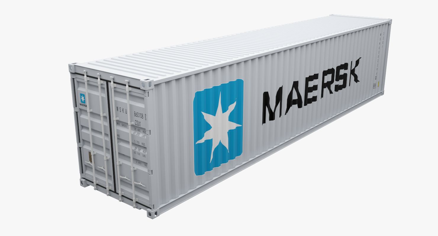 MAERSK Shipping Container 3d model