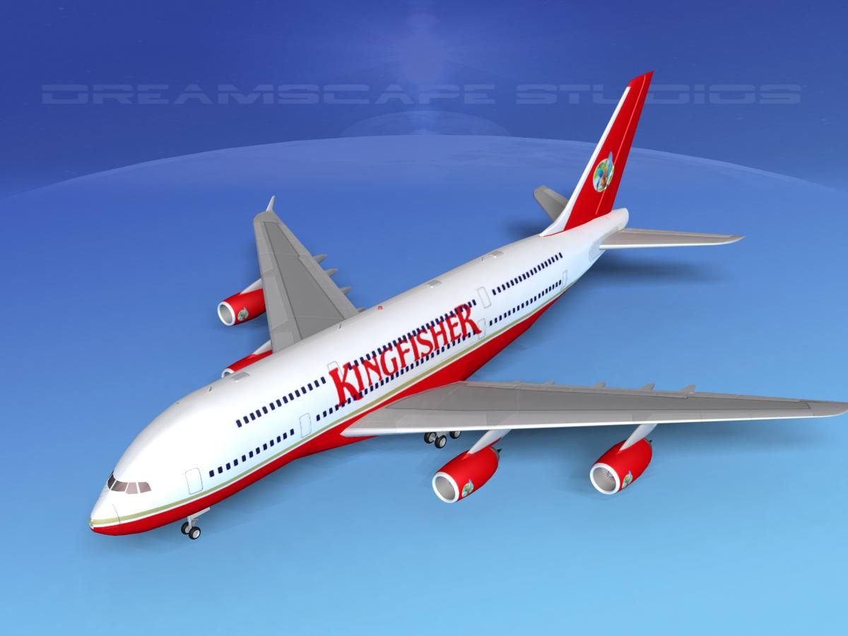 AIRBUS A380-800 3D Model $39 - .c4d .obj .ma .fbx .dwg .dae .max .3ds ...