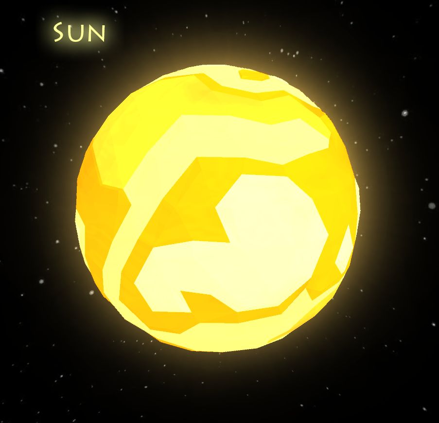 Low Poly Sun 3d model