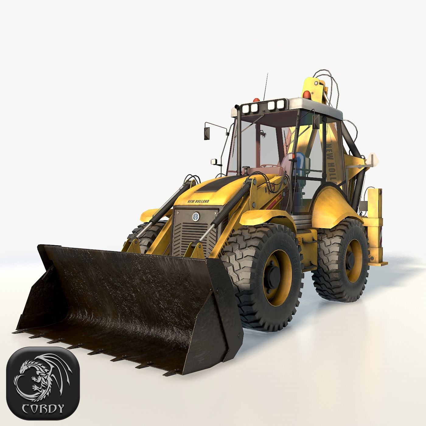 New Holland B115 Terna 3d model