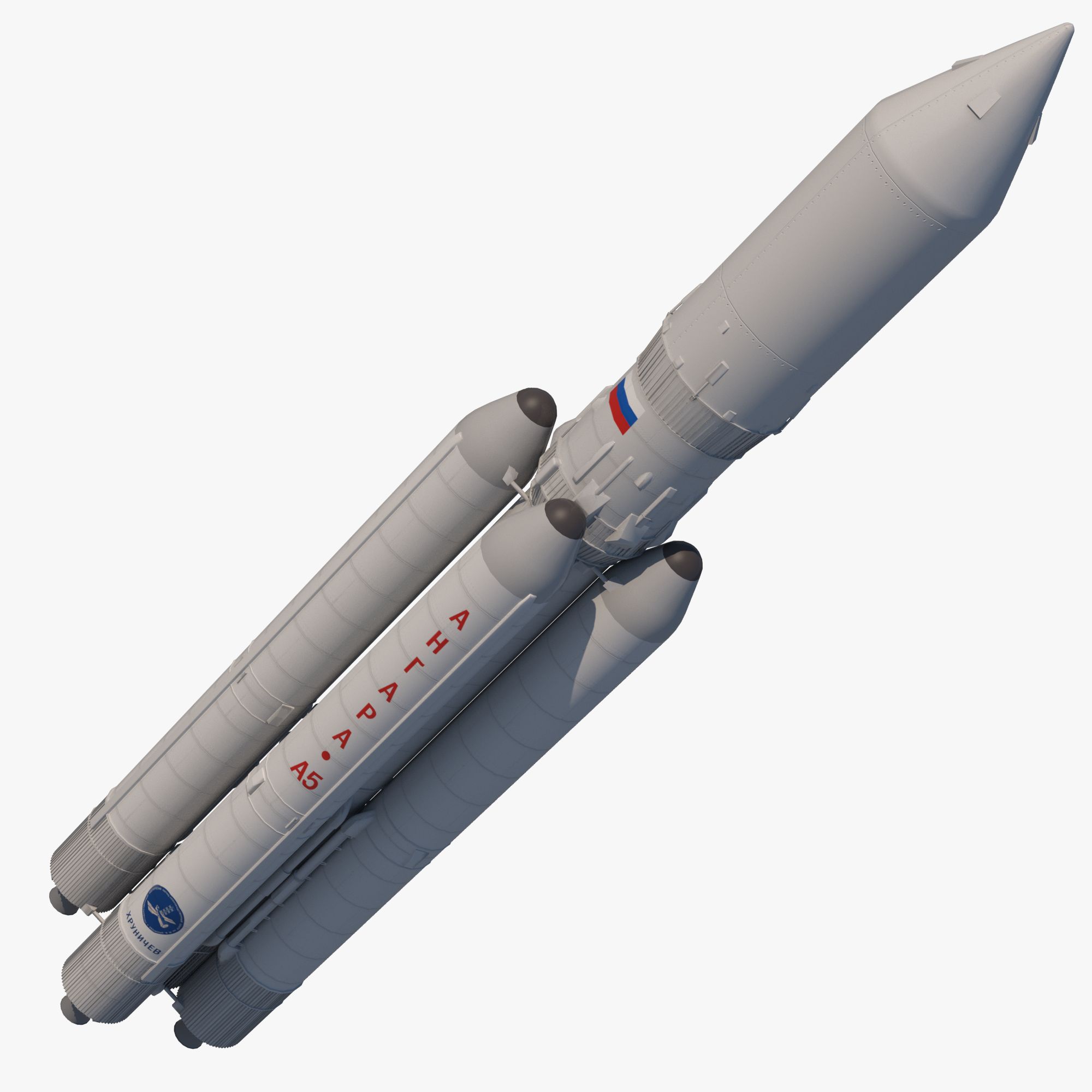 Spacecraft Angara A5 3d model