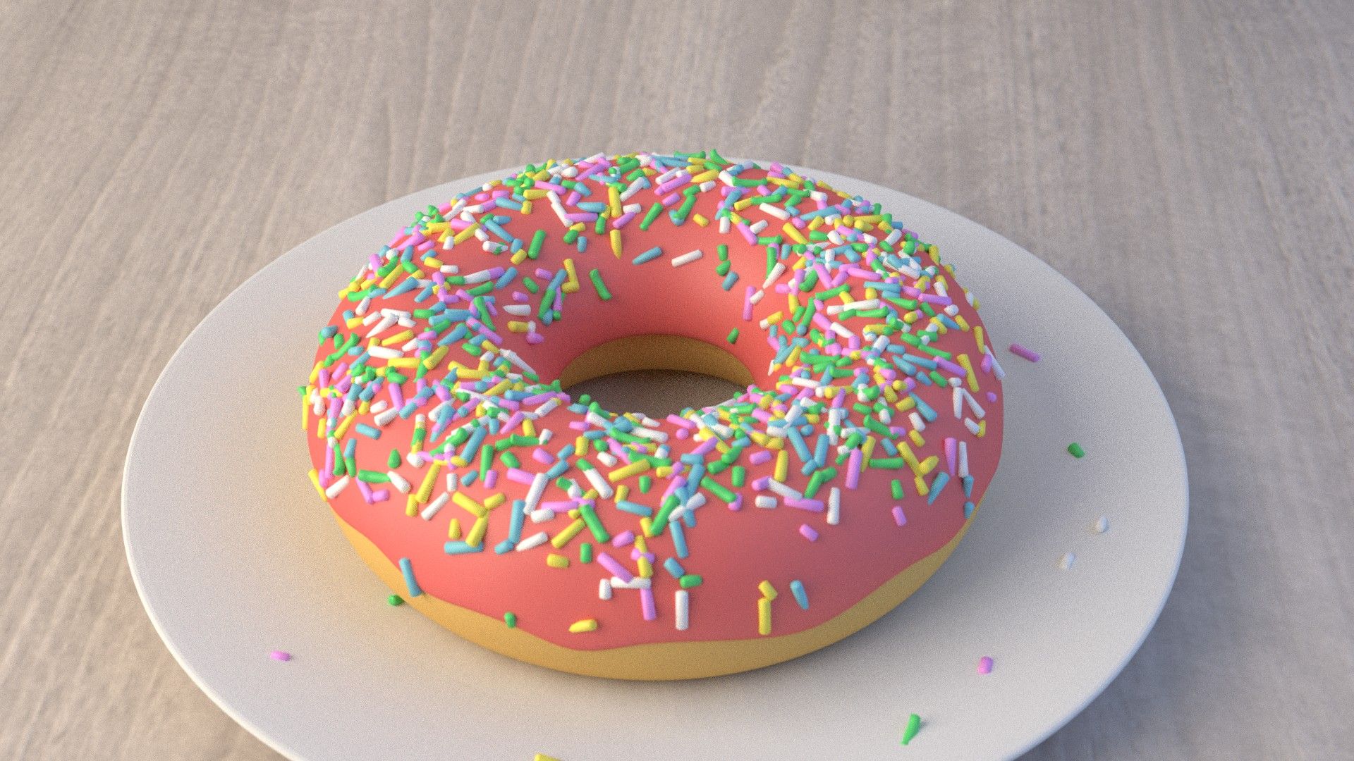 Donut 3d model