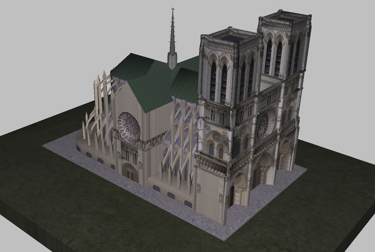 Notre Dame 3d model