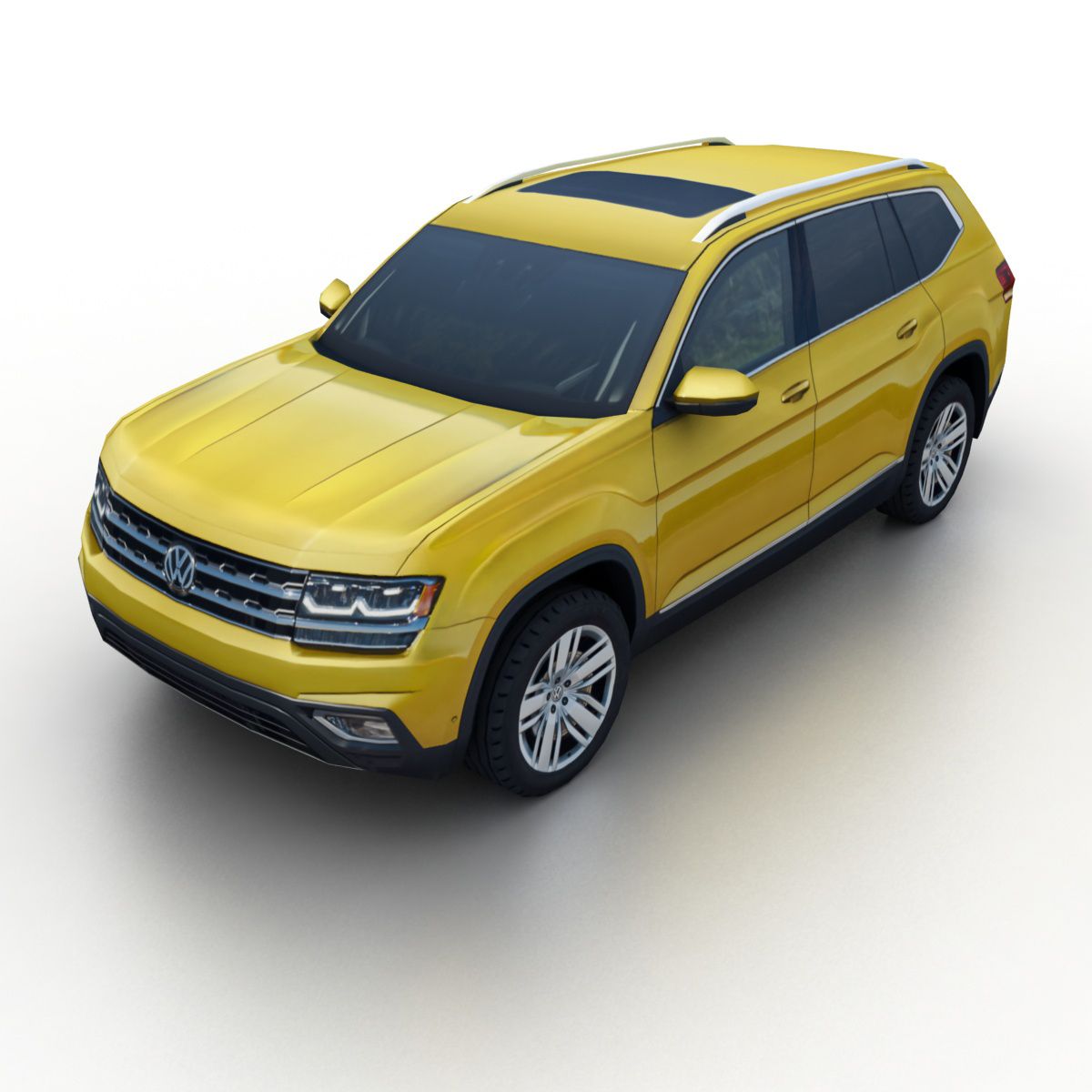 VW Atlas 2018 3d model