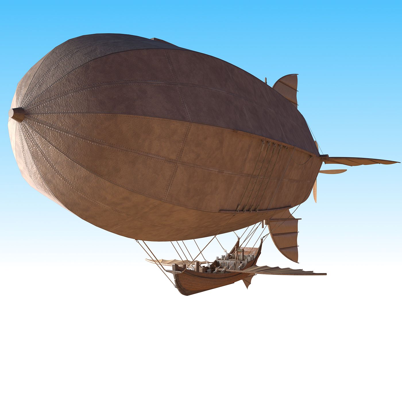 Fliegender Junk 3d model