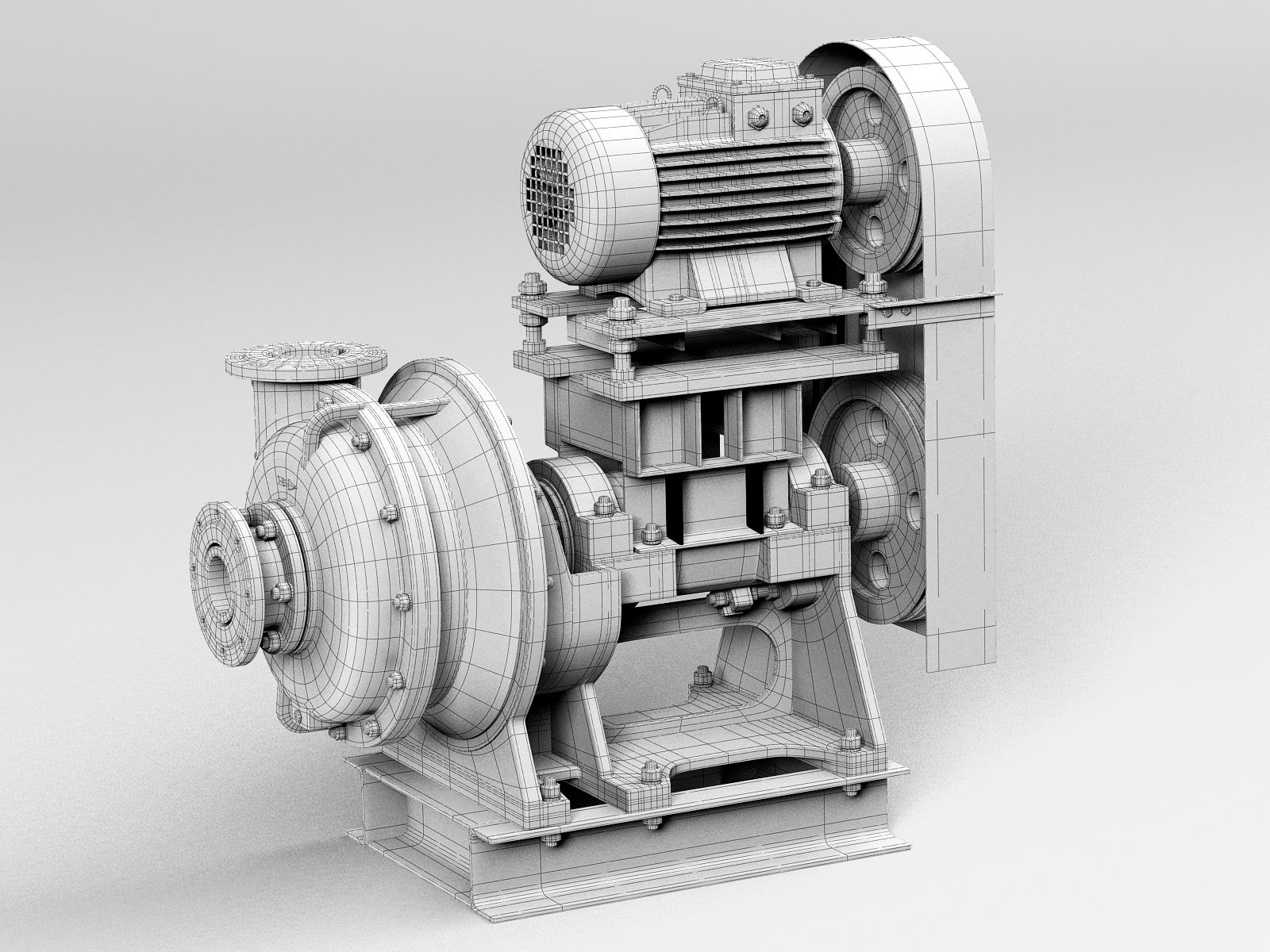 Pump centrifugal Gkl 3D Model $99 - .obj .max .fbx .c4d - Free3D