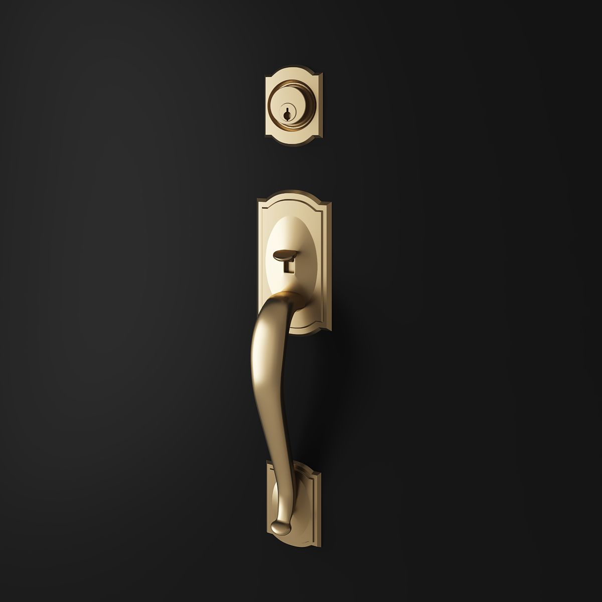 Entry Door Handle 3d model