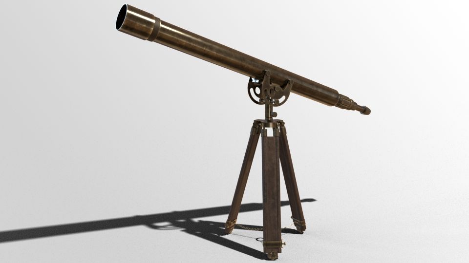 Antyczny Teleskop 3d model